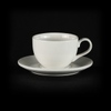Чайная пара 160 мл  Chan Wave KL  фарфор белый