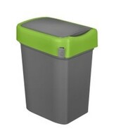 Контейнер для мусора 50л 430*320*650 SMART BIN, с плавающей крышкой зеленый Рестола 