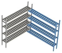 Стеллаж модульный угловой дополнительный POLAIR LOAD.ME POLY 18AL.4PP30.09C