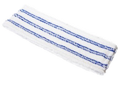 Насадка для швабры (МОП) 40х13 см С 3 ЛЮВЕРМАМИ с полосами скольжения  карман + язык TTS РосМоп