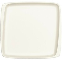 Тарелка квадратная 22х20 см без полей  Мув Bonna фарфор (62885)