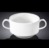 Бульонная чашка 350 мл с ручками  Wilmax фарфор белый