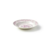 Тарелка глубокая 23 см каменная керамика белый/розовый ROSE Bitossi 
