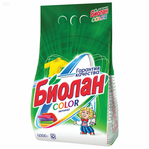 Порошок стиральный 6 кг Биолан Color Порошок стиральный 6 кг Биолан Color