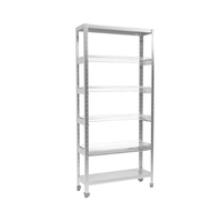 Стеллаж для тарелок СКТК-4КЭ-2М ПТ  ЭКОНОМ  полки хром  4