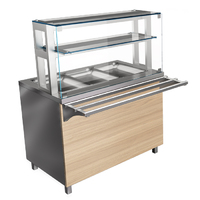 Модуль технологический АЛРМ2-032 Astropit Мармит 2-х блюд тепловой МАРТ  полка 2 уровня, для гастроемкостей, LED-подсветка  1120