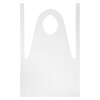 Фартук п/э 76х120 см  100 шт/уп  белый ПНД