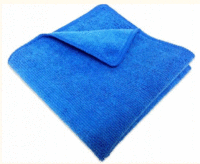 Салфетка для уборки 40х40 см 1 шт/уп СИНЯЯ микрофибра, 320мкр