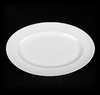 Блюдо овальное 33,3х26 см  Corone KL фарфор белый
