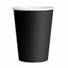 Стакан бумажный 300-350 мл D90 мм Черный однослойный 