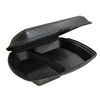 Ланч-бокс LBE-2  по 100 шт черный 247х207 мм H61мм