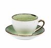 Чайная пара 220 мл Blue Lake Fusion P.L. Proff Cuisine фарфор зеленый