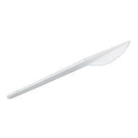Нож пластиковый столовый 165 мм  КОМПАКТ белый PS