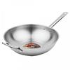 Сковорода Wok 34 см H10.3 cм  нерж.сталь индукция 4.6мм Общепит  Катунь