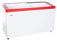 Ларь морозильный Снеж МЛГ-500 (вентилятор) красный