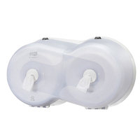 Диспенсер для туалетной бумаги двойной SmartOne mini  Система Т9 белый Tork Wave