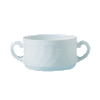 Бульонная чашка 300 мл с ручками Трианон Arcoroc стекло белый 