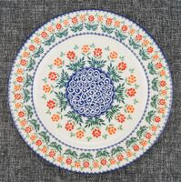 Тарелка мелкая 24 см с декором  Chereem