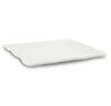 Тарелка квадратная 21,5х21,5 см White меламин белый