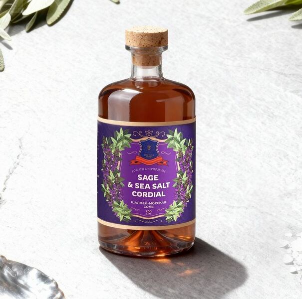 Напиток безалкогольный КОРДИАЛ-ШАЛФЕЙ-СОЛЬ, Tinctura Anima 700 мл Напиток безалкогольный КОРДИАЛ-ШАЛФЕЙ-СОЛЬ, Tinctura Anima 700 мл