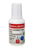 Корректирующая жидкость 20 мл BRAUBERG "Aqua"
