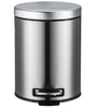 Ведро для мусора 20 л D29, Н44 см с педалью, с доводчиком, нерж.сталь    Катунь