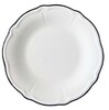 Тарелка мелкая 29 см Line Black ID Fine фарфор, белый с черным ободком