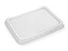 Крышка к контейнеру   190х144 мм плоская ПЭТ прозрачный