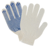 Перчатки х/б 3 нити ПВХ точка 10 пар/упак белый