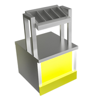 Модуль технологический АЛРПП-К-068 Astropit Прилавок для приборов ОКА  4 емкости для приборов  680