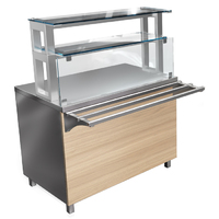 Модуль технологический АЛРПГН-112-2 Astropit Прилавок нейтральный МАРТ  полка 2 уровня, LED-подсветка  1120