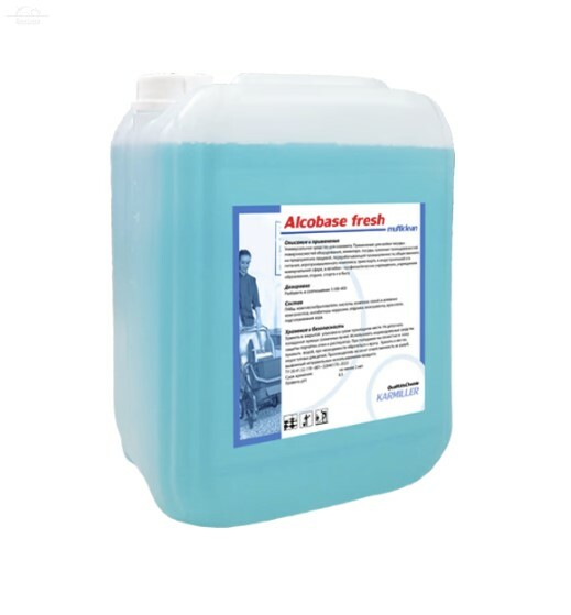 Универсальный очиститель ALCOBASE FRESH Karmiller 10 л. Универсальный очиститель ALCOBASE FRESH Karmiller 10 л.