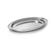 Блюдо овальное 35х22 см нерж.сталь   KL