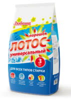 Порошок стиральный 3 кг ЛЮБАША для всех типов тканей