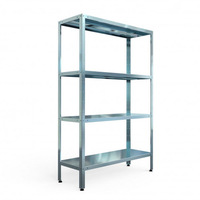 Стеллаж производственный СКО-950/300/1600 ИП РПАТО  полки-нерж     4 полки