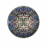 Тарелка мелкая 19 см Amalfi  ID Fine фарфор, цветной