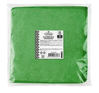 Салфетка для уборки 30х30 см 1 шт/уп микрофибра, зелёная(аналог 50308)