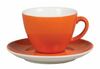 Кофейная пара 200 мл  Barista P.L. Proff Cuisine  фарфор оранжевый 81223306