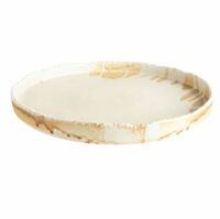 Тарелка мелкая 28 см Солис Bonna 79163 с бортом фарфор