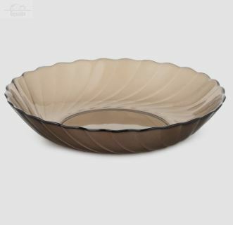 Тарелка глубокая 20.5 см Океан Эклипс Luminarc стекло коричневый Тарелка глубокая 20.5 см Океан Эклипс Luminarc стекло коричневый