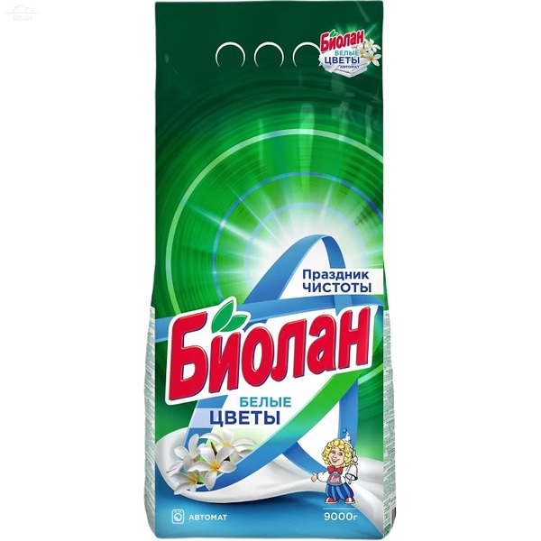 Порошок стиральный 9 кг Биолан в ассортименте Порошок стиральный 9 кг Биолан в ассортименте